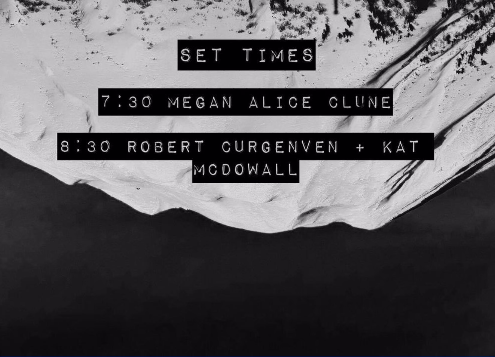 Lazy Thinking Late - Robert Curgenven + Kat McDowall present SPECTRES live - light/sound, Megan Alice Clune