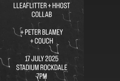 LLEAFLITTER + HHOST / PETER BLAMEY / COUCH