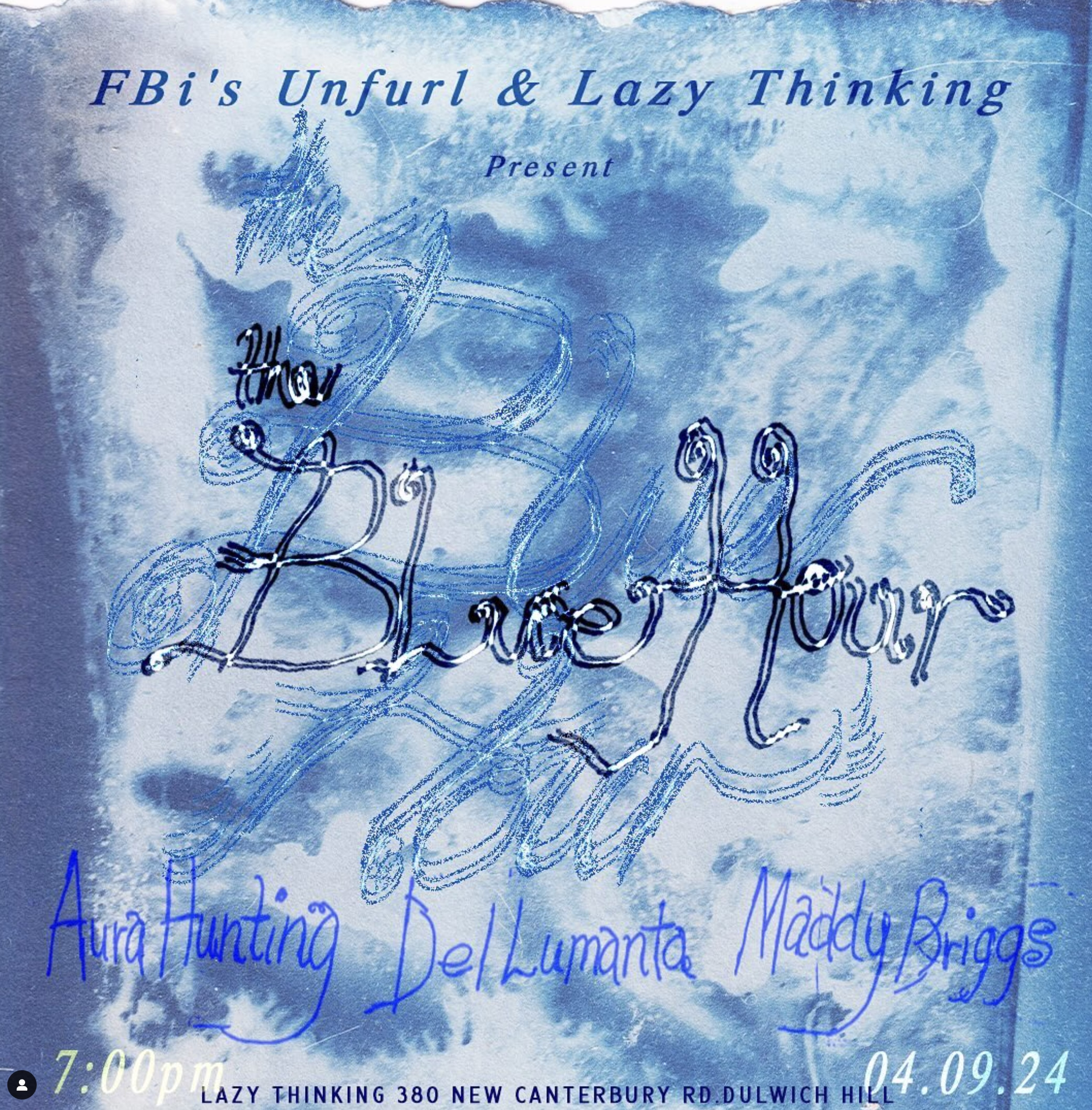 The Blue Hour at Lazy Thinking