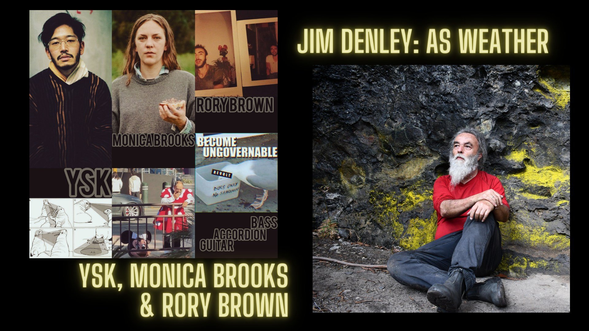 JETSETS 2023 FINALE: Jim Denley (As Weather) + Ysk/Monica Brooks/Rory Brown