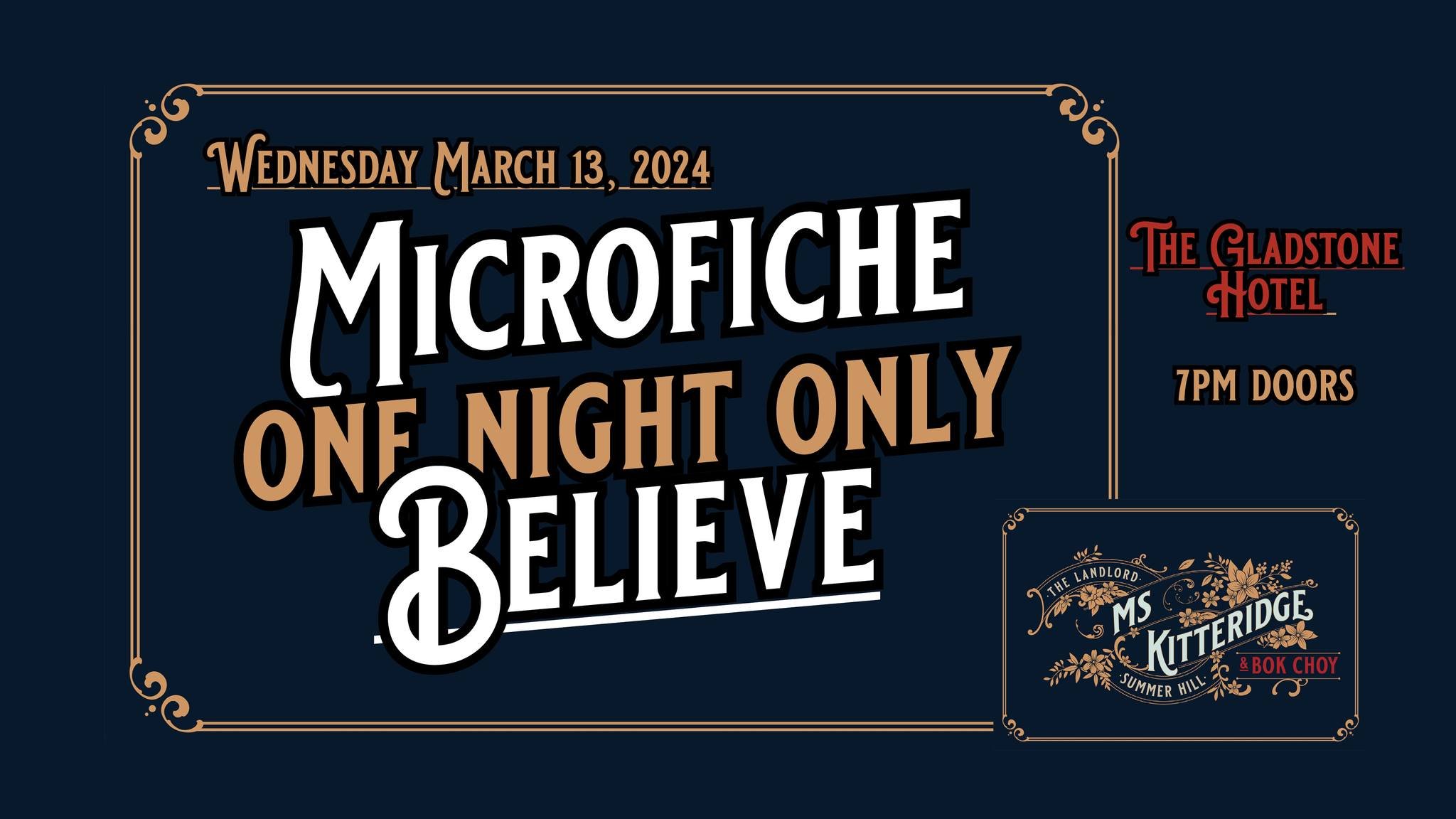 MsK&BC: BELIEVE & Microfiche