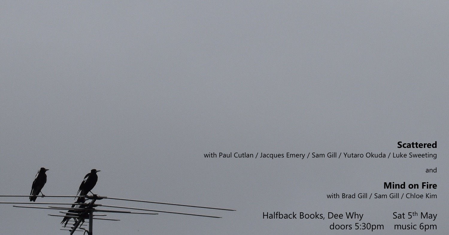 Scattered // Mind on Fire at Halfback Books