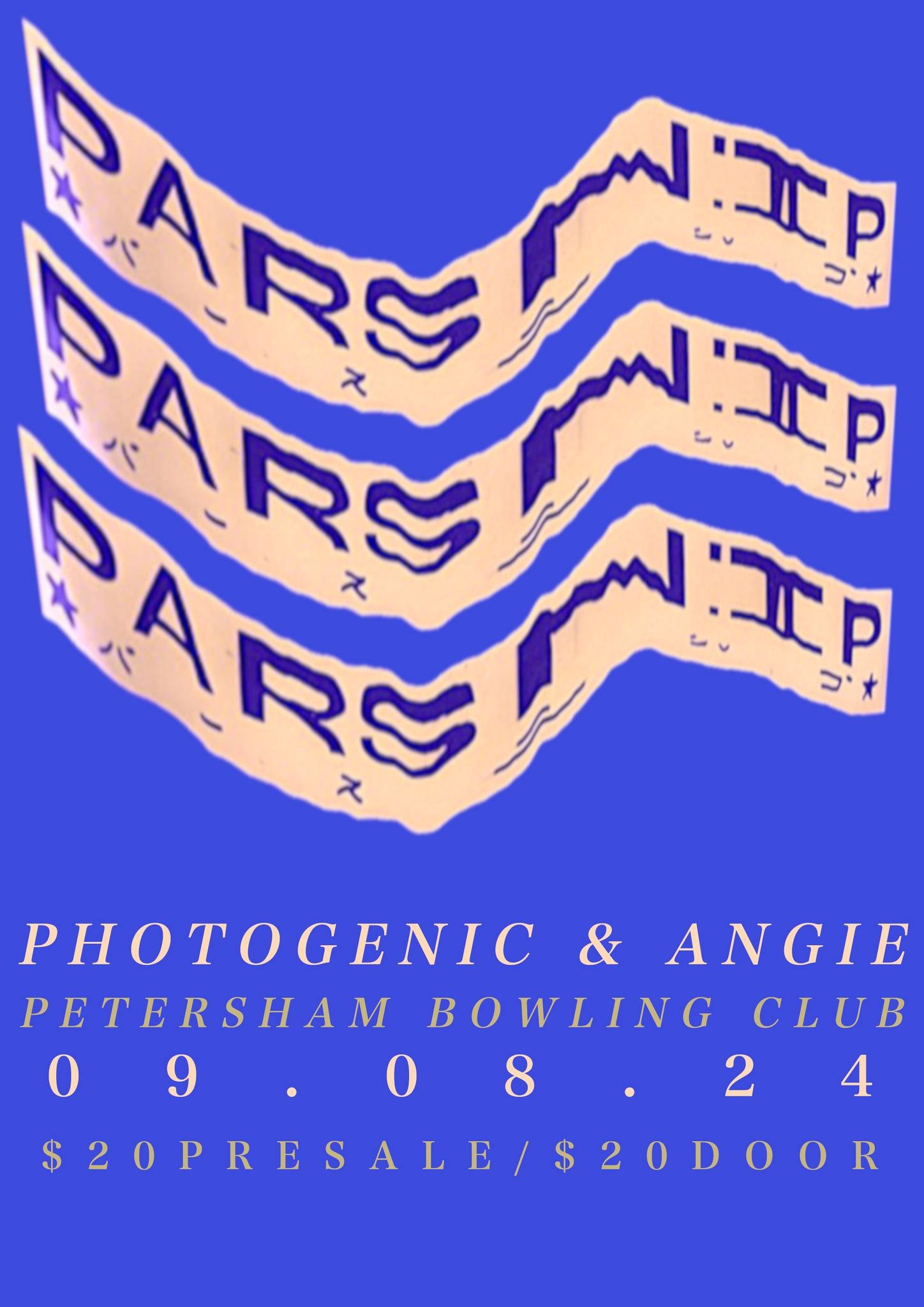 Parsnip Album Launch w/ Photogenic and Angie