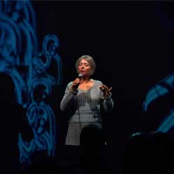 "Voice is the original instrument", a concert of music by Joan La Barbara