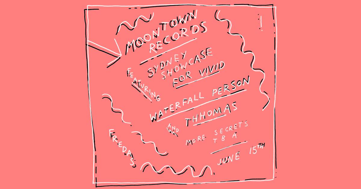 Waterfall Person and Thhomas - Moontown Records Show for Vivid