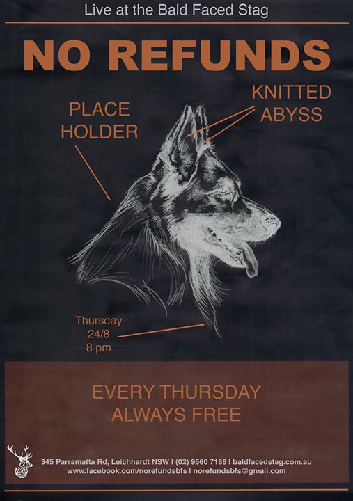 No Refunds #64 Knitted Abyss + Place Holder