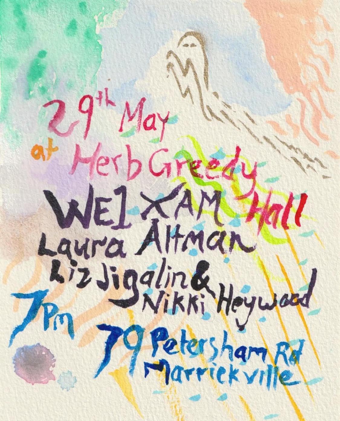 WE1 XAM, Laura Altman, Liz Jigalin + Nikki Heywood