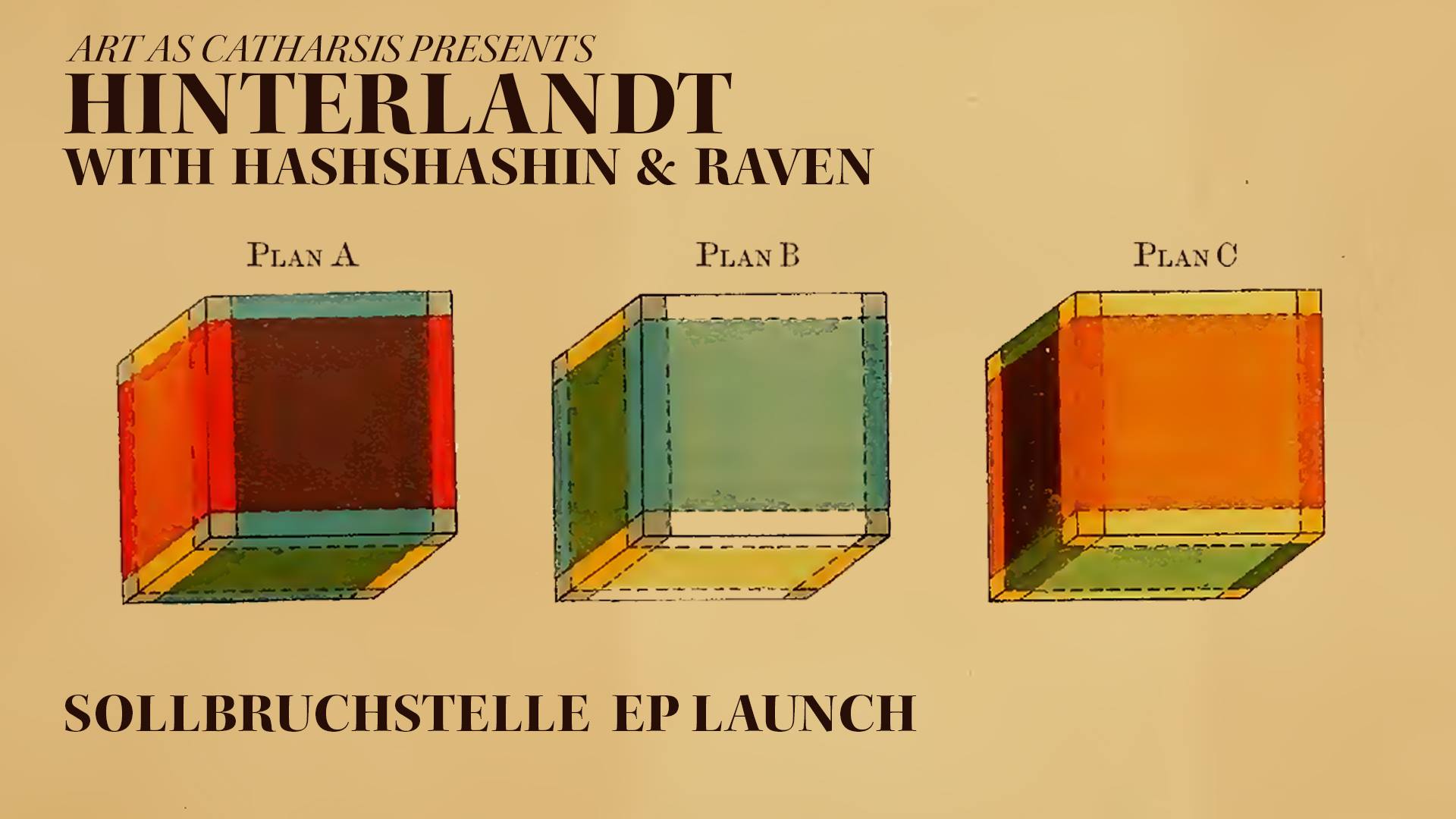 Hinterlandt & Hashshashin double EP launch w/ raven