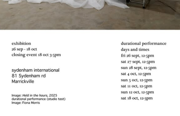 Boni Cairncross ‘Held in the hours’