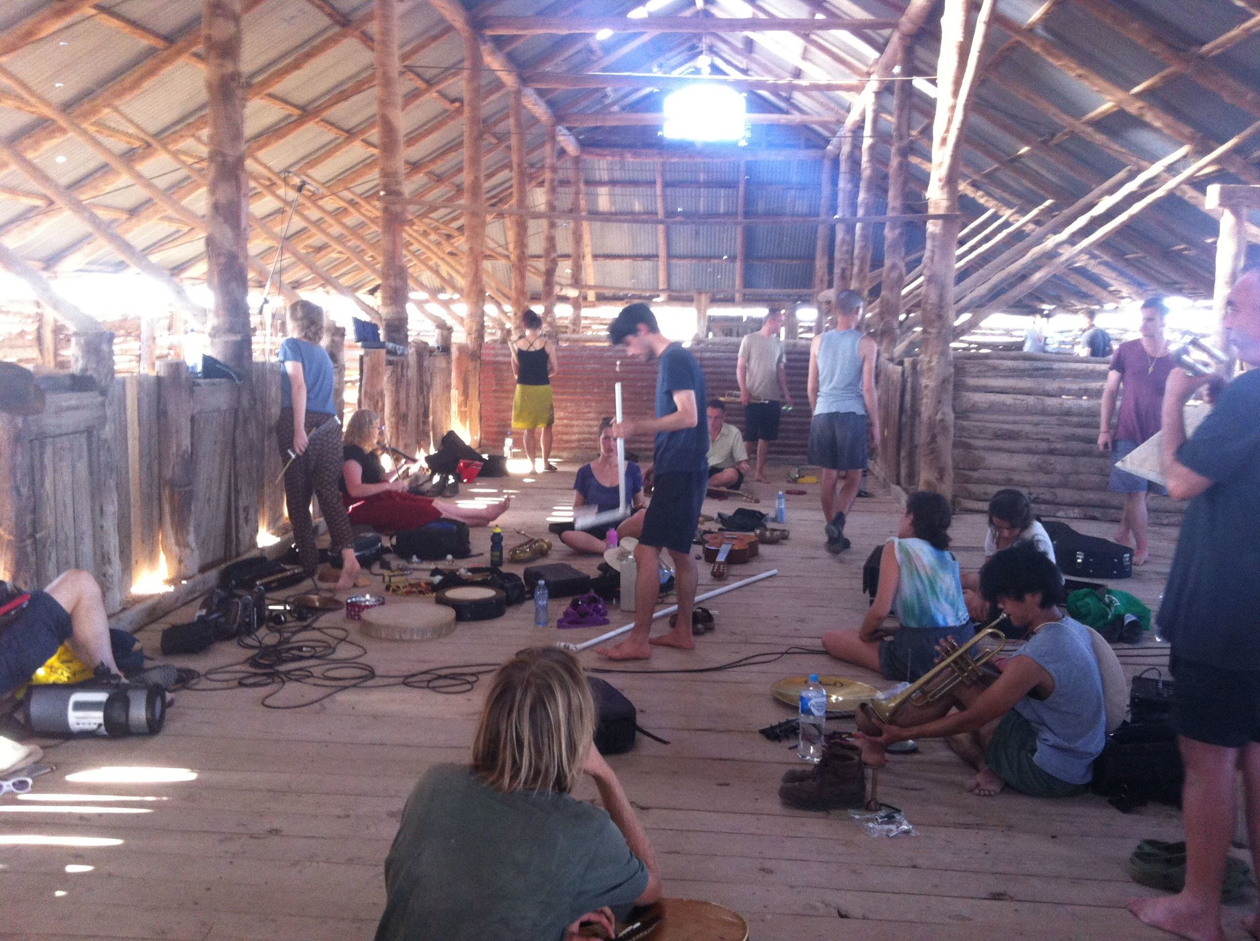 Splintstallation - Opening night