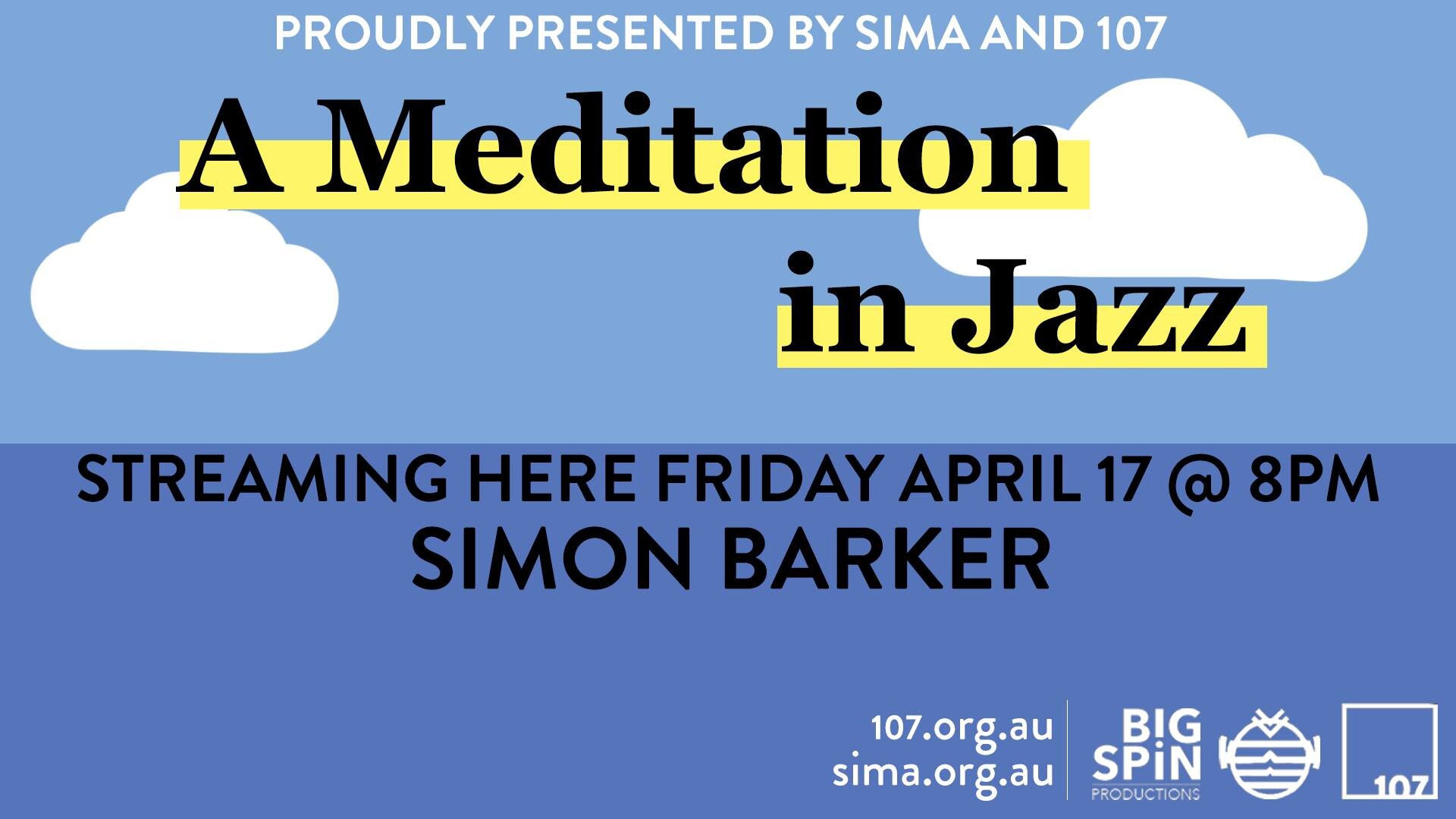 Online Stream: A Meditation in Jazz - Simon Barker