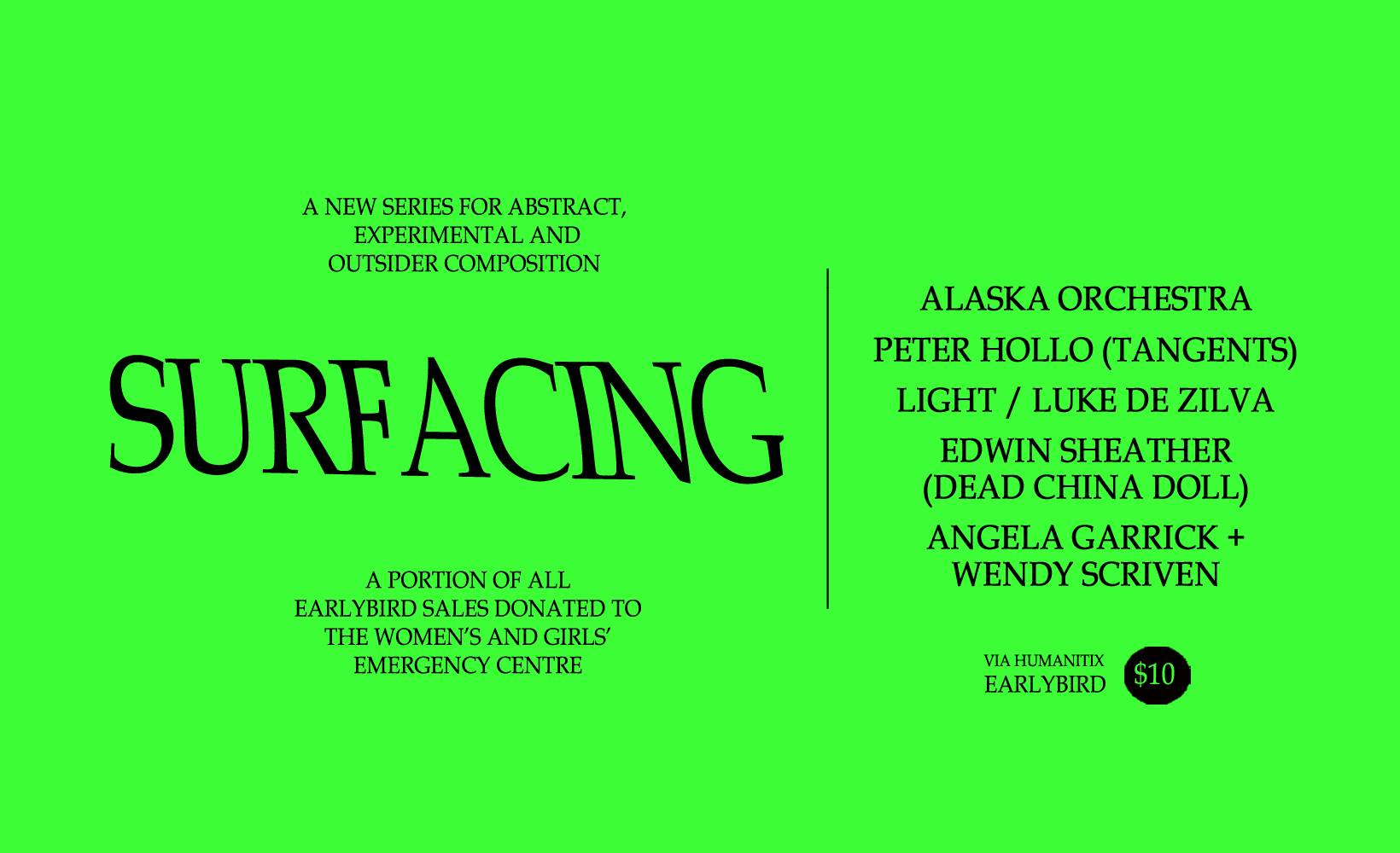 SS1: Alaska Orchestra, Peter Hollo, Angela Garrick + more