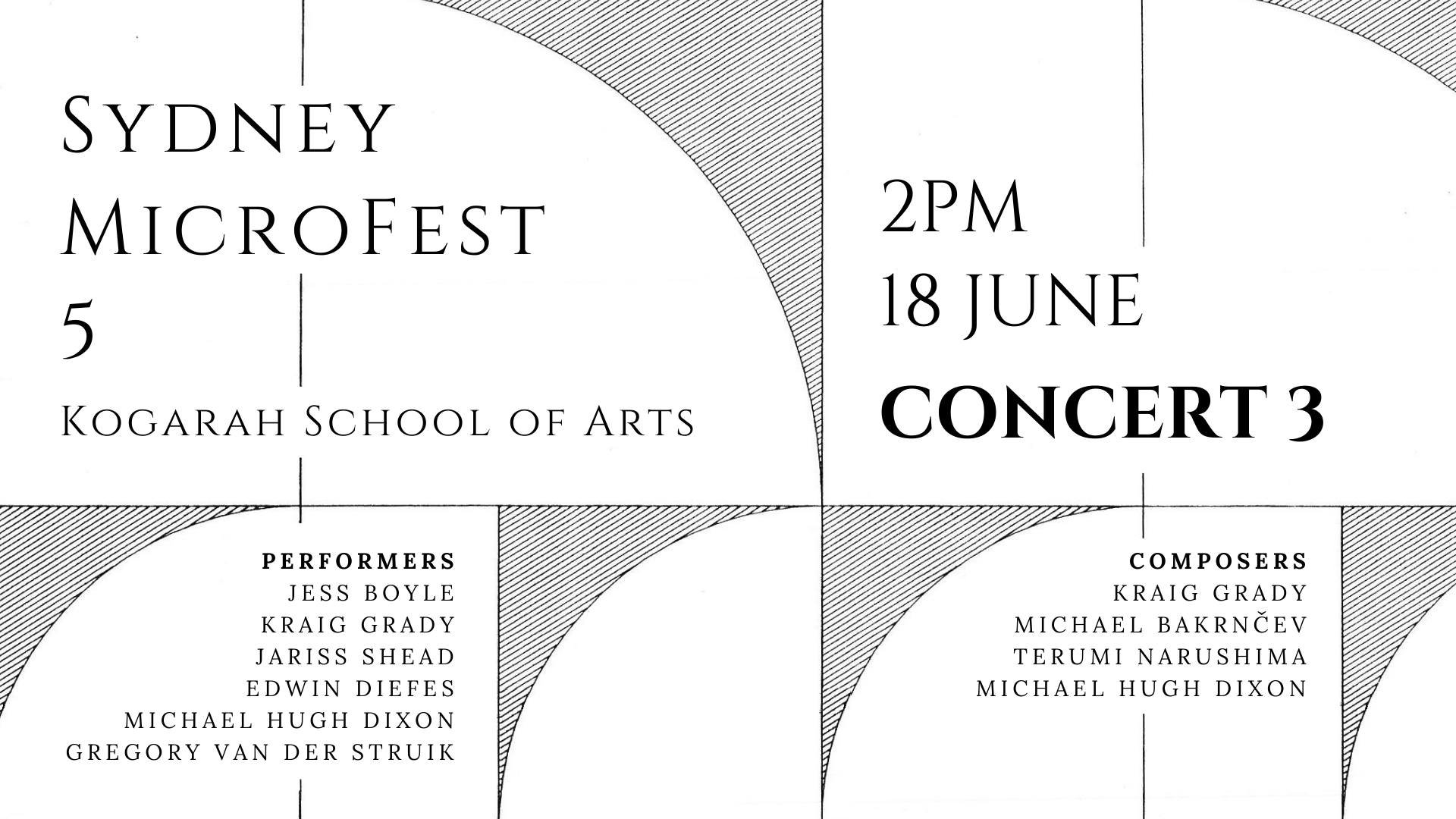 Sydney MicroFest 5 – Concert 3