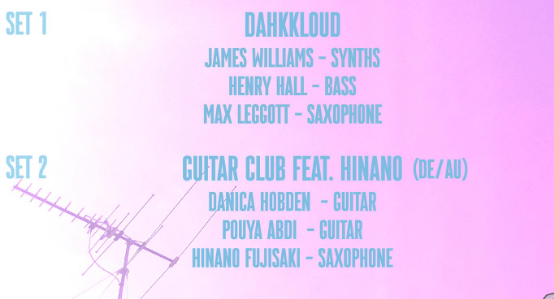 Dahkkloud + Guitar Club feat. Hinano