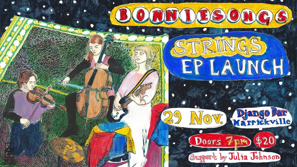 Bonniesongs 'Strings' EP launch with Julia Johnson