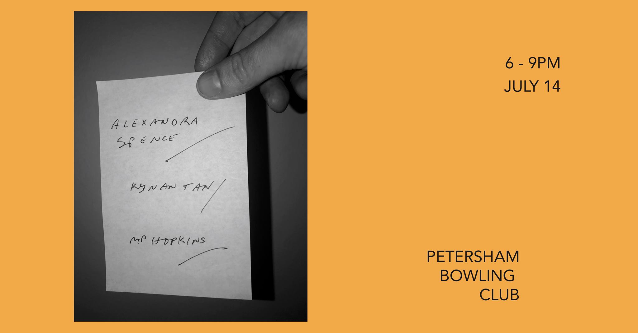  Alexandra Spence // Kynan Tan // MP Hopkins