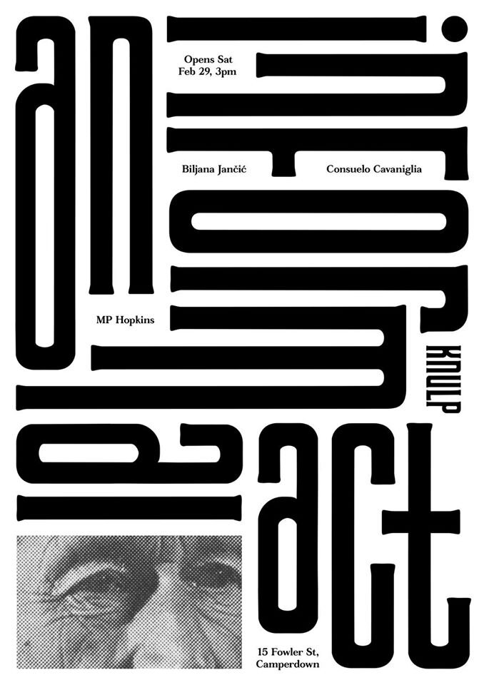 Cavaniglia Hopkins Jančić / an informal act / Sat Feb 29 3pm