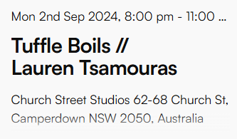 Truffle Boils (Farrar, Avgenicos, Dobson, Michael) // Lauren Tsamouras