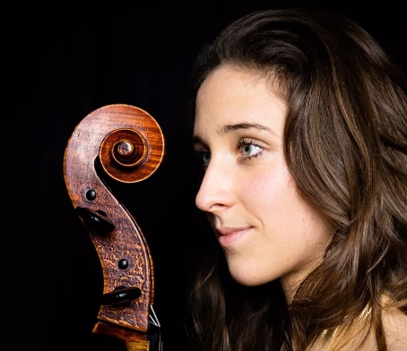Cellist Annie Jacobs-Perkins at Hayes
