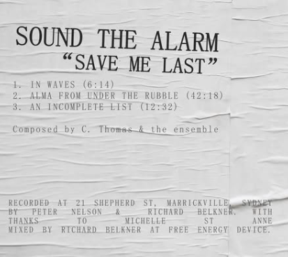 Sound the Alarm - Save Me Last album release
