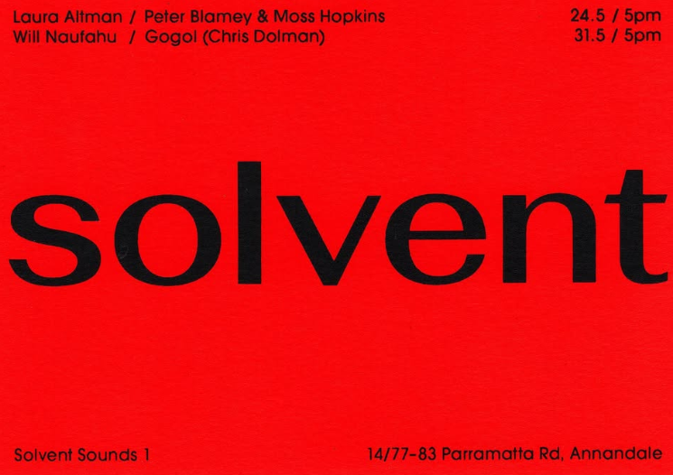 Solvent Sounds 1