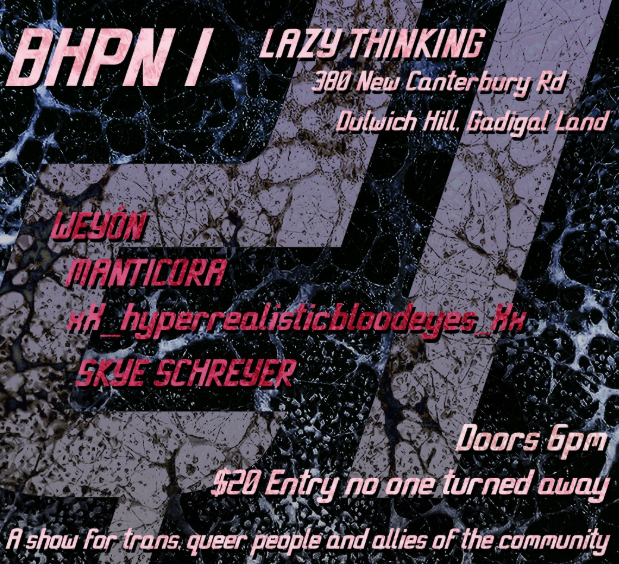 BHPN at Lazy Thinking