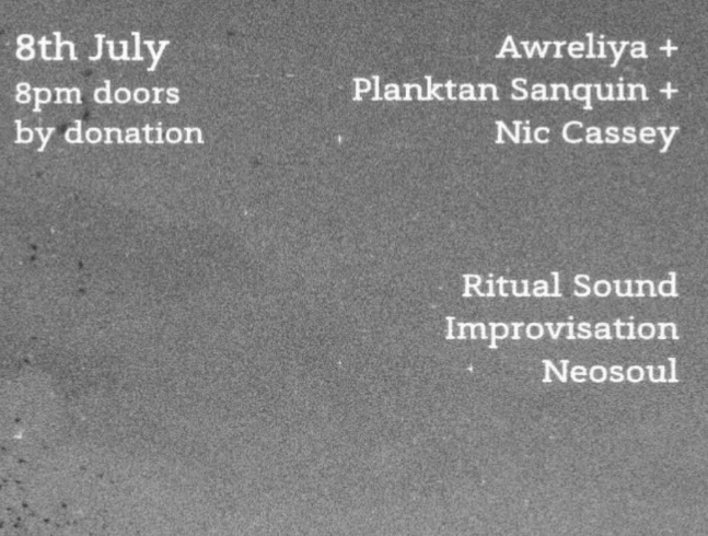 Awreliya (MEL) / Planktan Sanquin (SYD) / Nic Cassey (SYD)