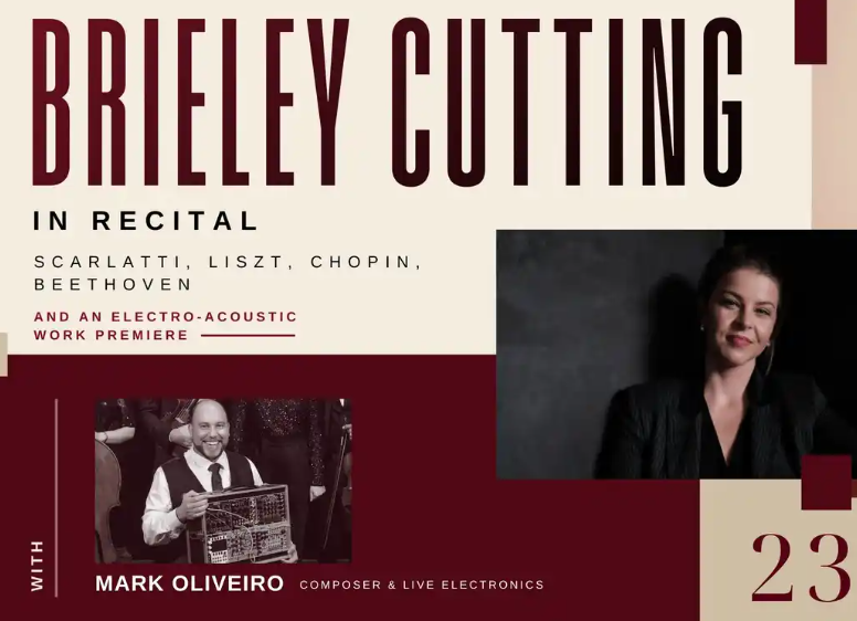 Brieley Cutting with Mark Oliveiro (Piano & Live Electronics)